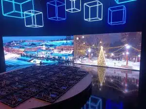 Светодиодные уличные экраны телестудия Волга