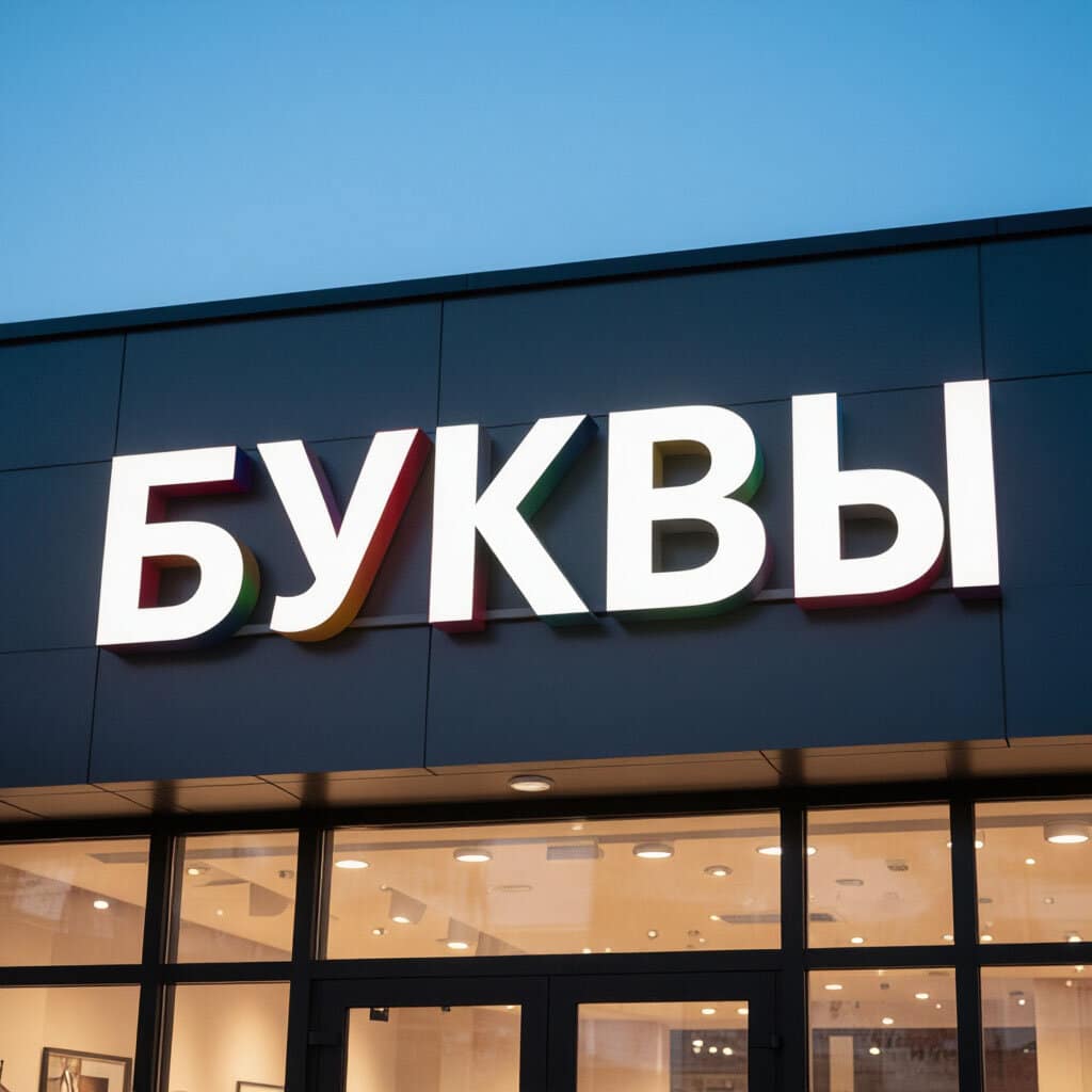 Объёмные световые буквы — яркий маяк для бизнеса Объёмные световые буквы — яркий маяк для бизнеса