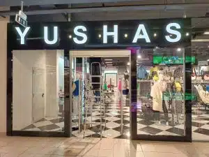 Комплексное оформление магазинов оформление магазина YUSHAS