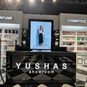 Комплексное оформление магазинов оформление магазина YUSHAS