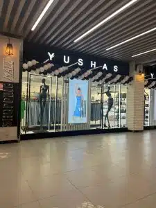 Комплексное оформление магазинов оформление магазина YUSHAS