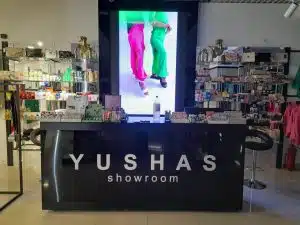 Комплексное оформление магазинов оформление магазина YUSHAS