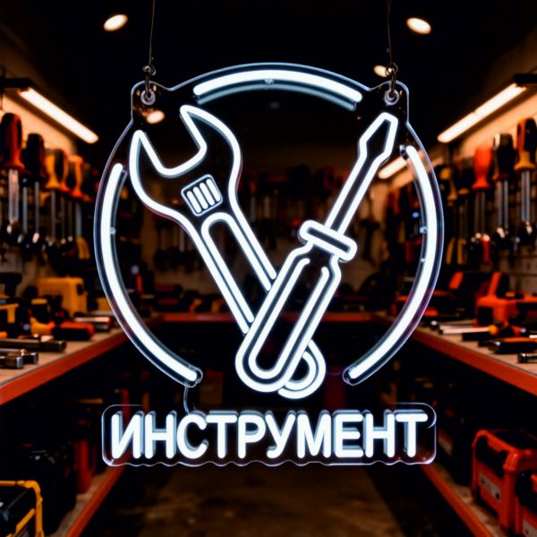 Неоновая вывеска Инструмент №2