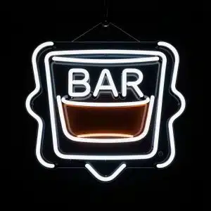 Неоновая вывеска Бар №3 Неоновая вывеска Бар №3
