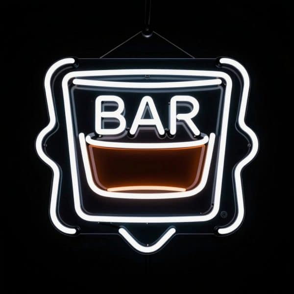 Неоновая вывеска Бар №3