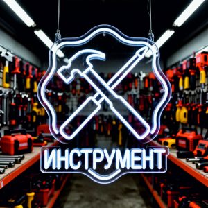 Неоновая вывеска Инструмент №4