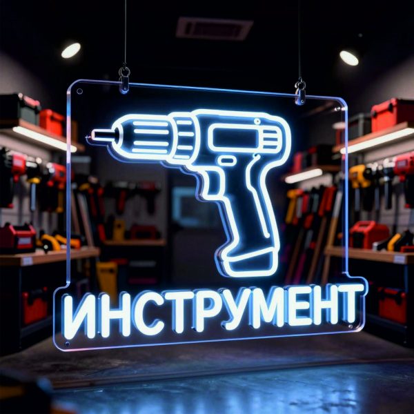 Неоновая вывеска Инструмент №5