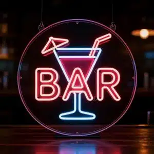 Неоновые вывески неоновая вывеска БАР