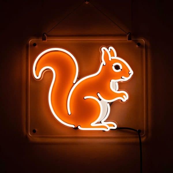 Неоновый светильник Белка №2