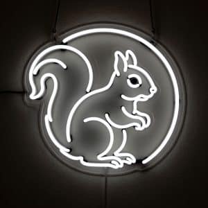 Неоновый светильник Белка