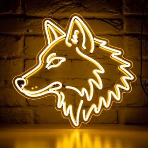 неоновый светильник ВОЛК
