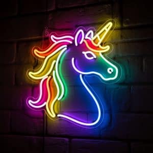 неоновый светильник ЕДИНОРОГ