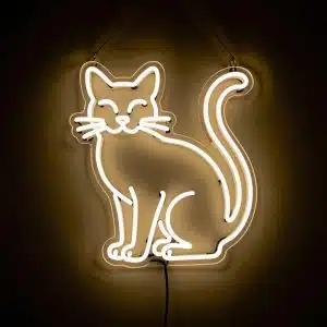 Неоновые вывески неоновый светильник КОШКА
