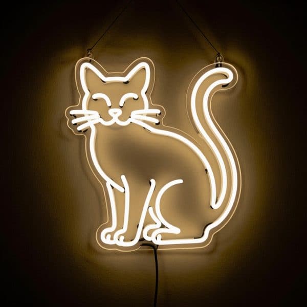 неоновый светильник КОШКА