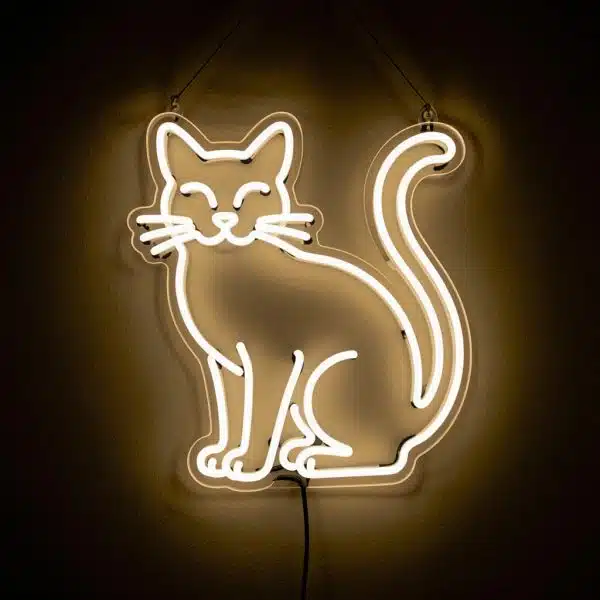 неоновый светильник КОШКА