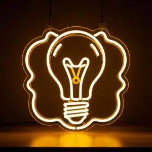 Неоновые вывески неоновый светильник ЛАМПОЧКА