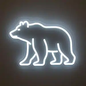 Неоновый светильник Медведь №2 Неоновый светильник Медведь №2