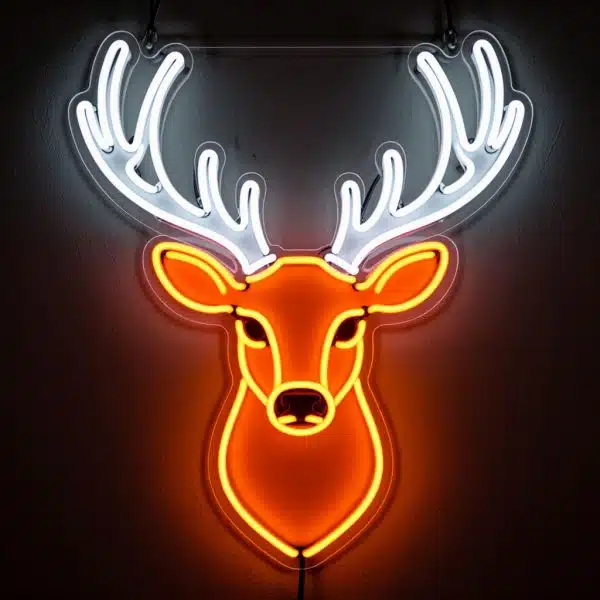 неоновый светильник ОЛЕНЬ