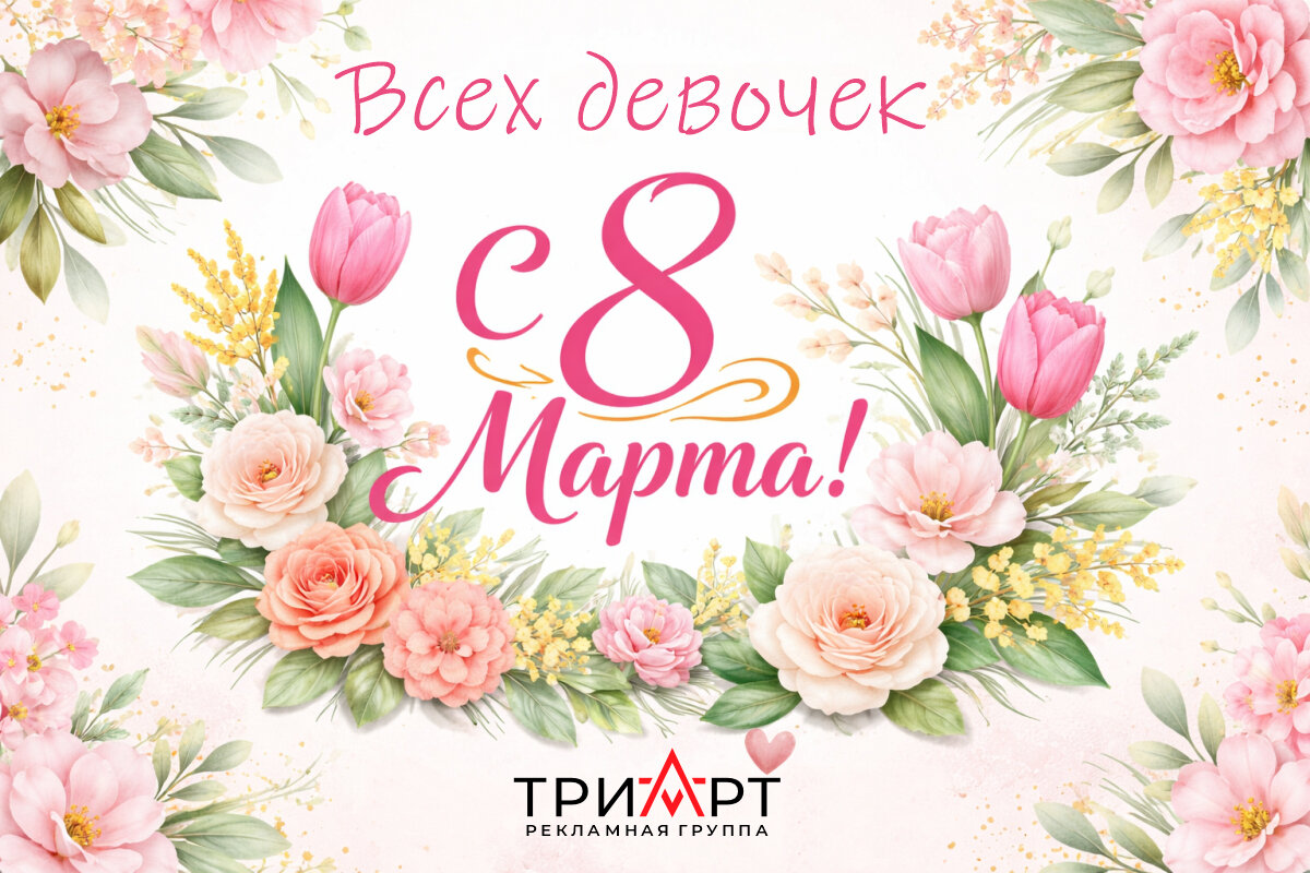 💐 Всех девочек с 8 Марта! 💐 💐 Всех девочек с 8 Марта! 💐